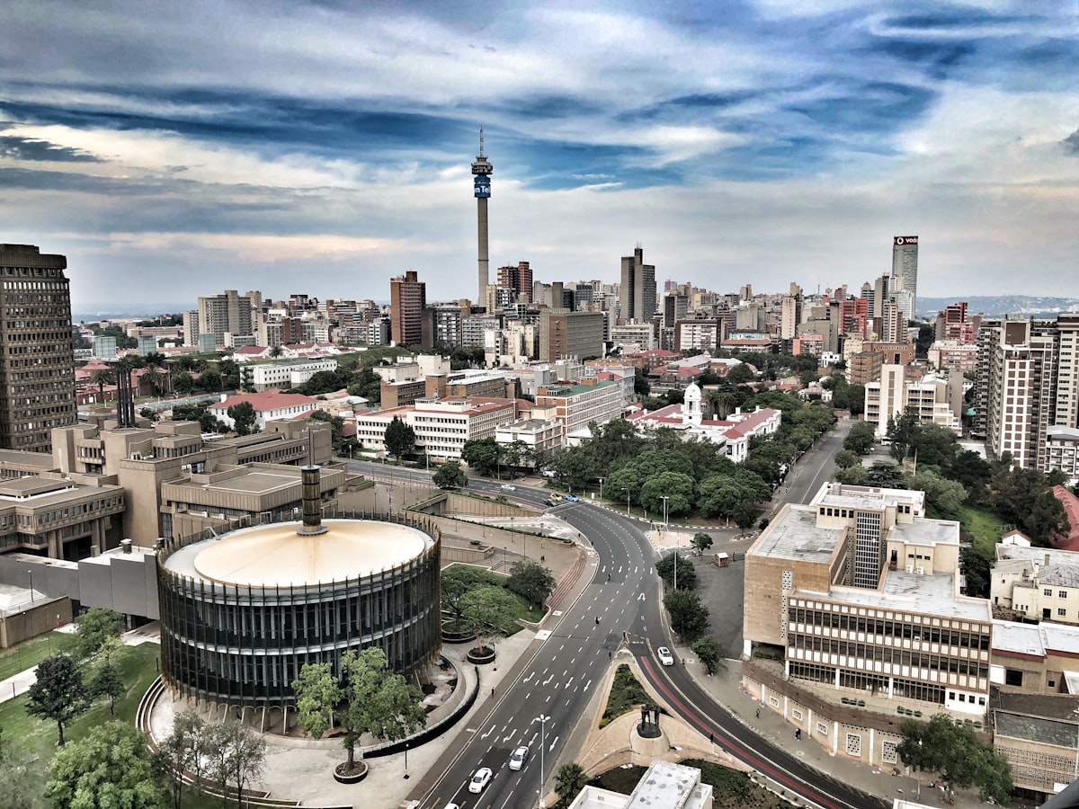 Johannesburg skyline — South Africa's financial capital